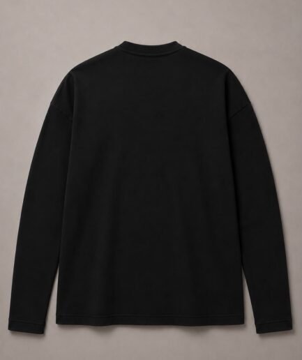 Blank Sleeve T-shirt (Black)